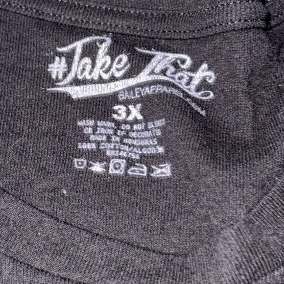 Jesus Is Graphic Black T-Shirt 3X By Take Root Apparel Cotton Blend Casual Unise - Picture 3 of 6